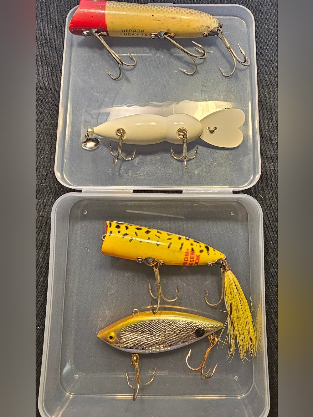 Vintage Heddon, Cordell Fishing Lures